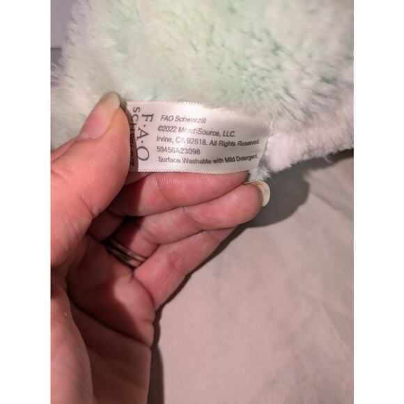 FAO‎ Schwarz Plush Glow Brights Tyrannosaurus Dinosaur T-Rex Green Dino Read - Picture 4 of 10